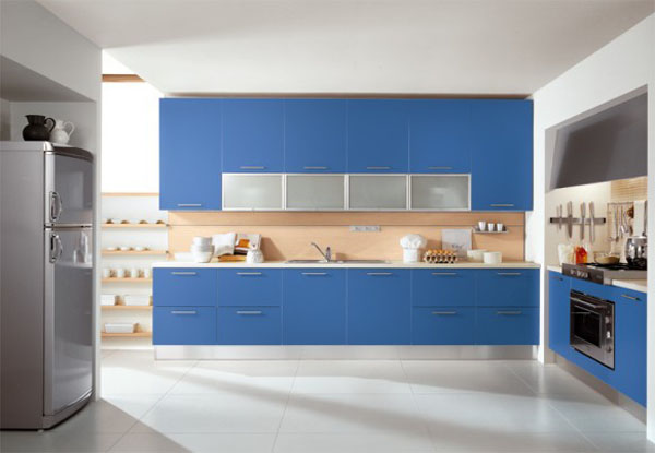 Niebieskie kuchnie. fot.: diooriokithcens.com